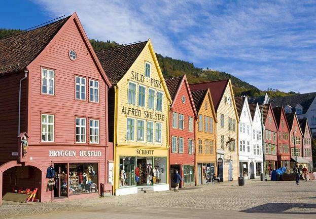 Bryggen in Bergen, Norway